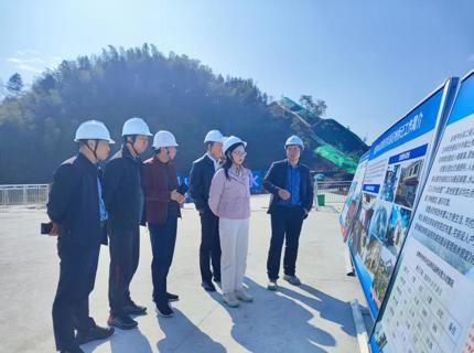 陳印輝帶隊(duì)赴金塘沖水庫(kù)樞紐工程調(diào)研交流